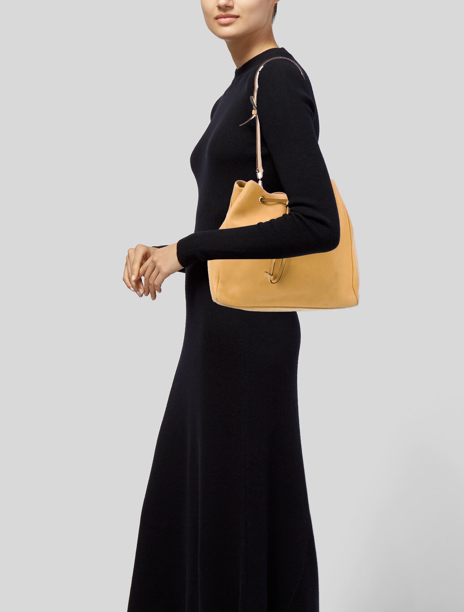 Prada Vitello Daino Bucket Bag